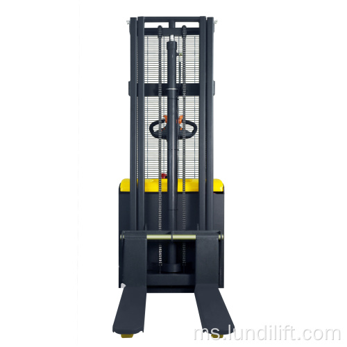 Model Stacker Palet 1.5T/4M Lori Forklift Elektronik Kecil
